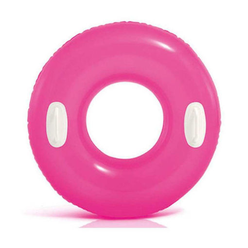 Picture of INTEX  HI-GLOSS TUBES WITH HANDLES 76CM PINK